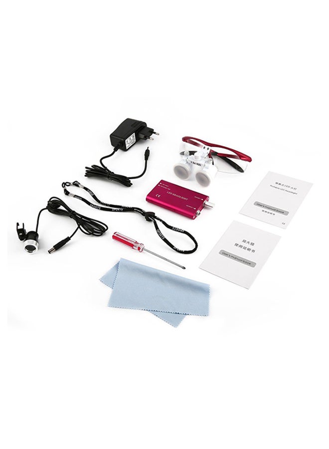Generic - Dental Loupes 3.5X Surgical Glasses with LED Head Light - Image 1