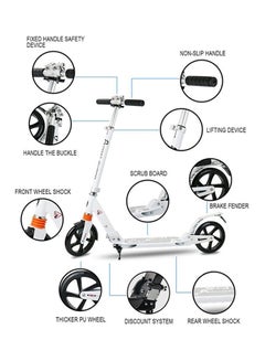 OUTAD 2 Wheels Foldable Scooter 1040x660x140cm  - Image 3