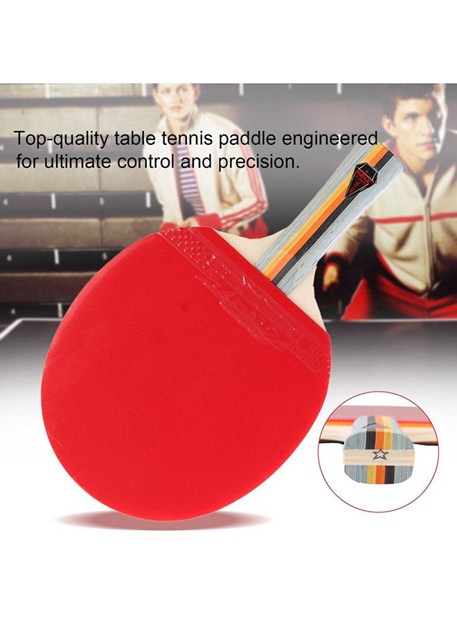OUTAD 1 Star Ping Pong Paddle Short And Long Handle Table Tennis Bat - Image 2