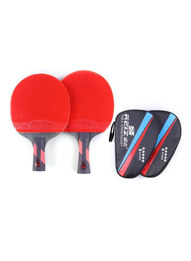 5 Star Ping Pong Paddle Short And Long Handle Table Tennis Bat