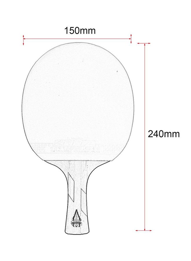 5 Star Ping Pong Paddle Short And Long Handle Table Tennis Bat