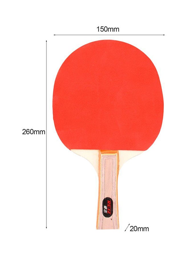 OUTAD - Short And Long Handle Ping Pong Paddle Table Tennis Bat And Ball Set - Image 1