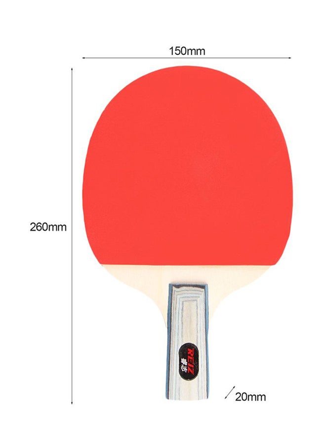 OUTAD - Short And Long Handle Ping Pong Paddle Table Tennis Bat And Ball Set - Image 1