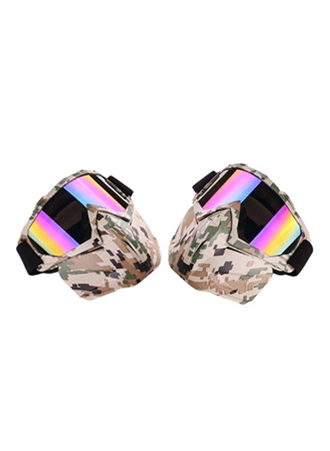 OUTAD Detachable Helmet Mask Motorcycle Goggles  - Image 2