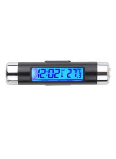 OUTAD Clip-On LCD Digital Thermometer Clock Calendar For Car  - Image 1
