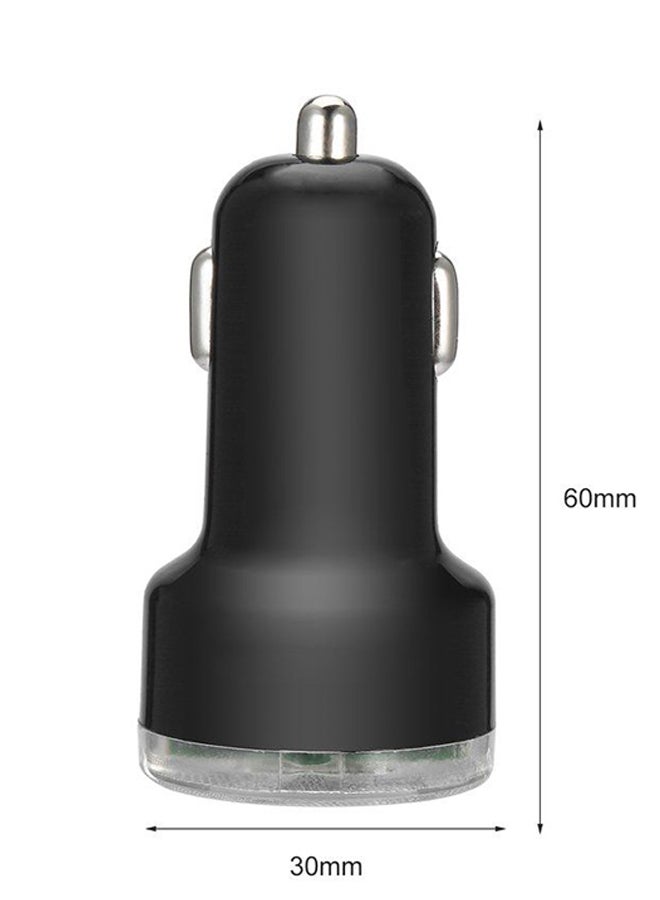 OUTAD Dual Port USB Car Charger Black - Image 4