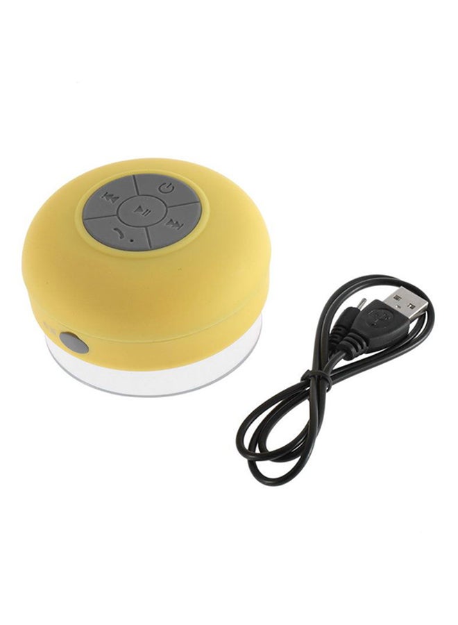 OUTAD Portable Bluetooth Speaker With Mic Yellow - Image 1