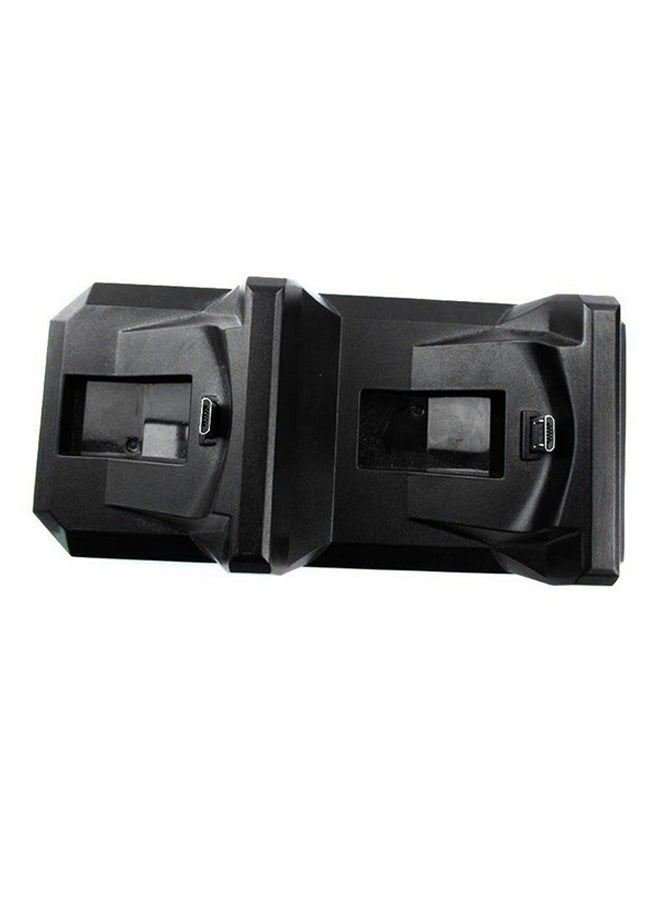 Dual Micro USB Charging Dock Station For PS4 Controller Black