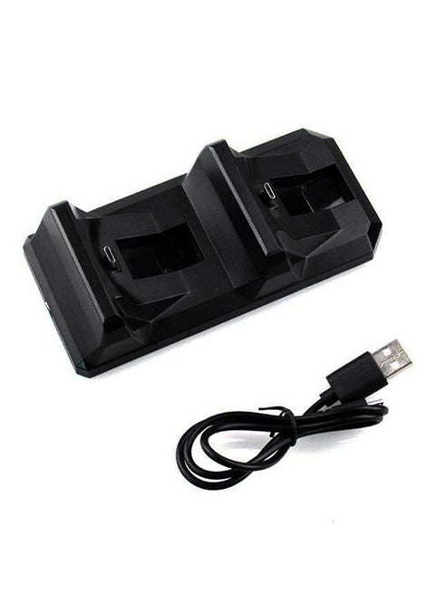 Dual Micro USB Charging Dock Station For PS4 Controller Black