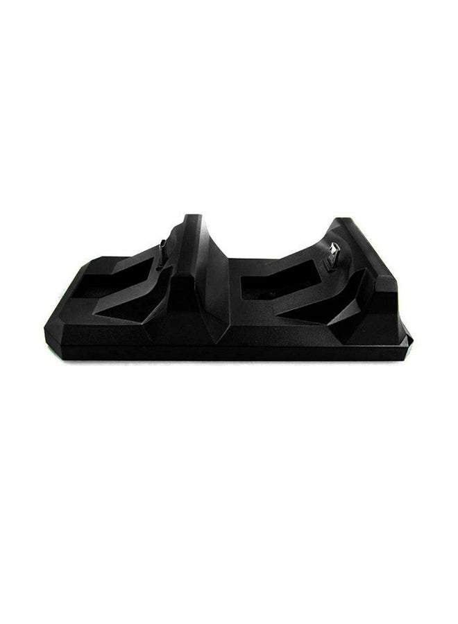 Dual Micro USB Charging Dock Station For PS4 Controller Black