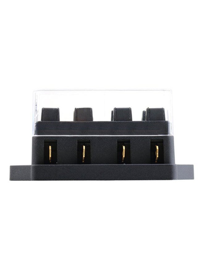 Auto Blade Fuse Box Block Holder Black