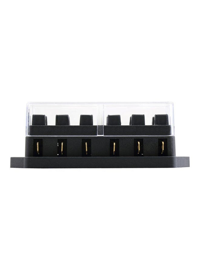 Auto Blade Fuse Box Block Holder Black