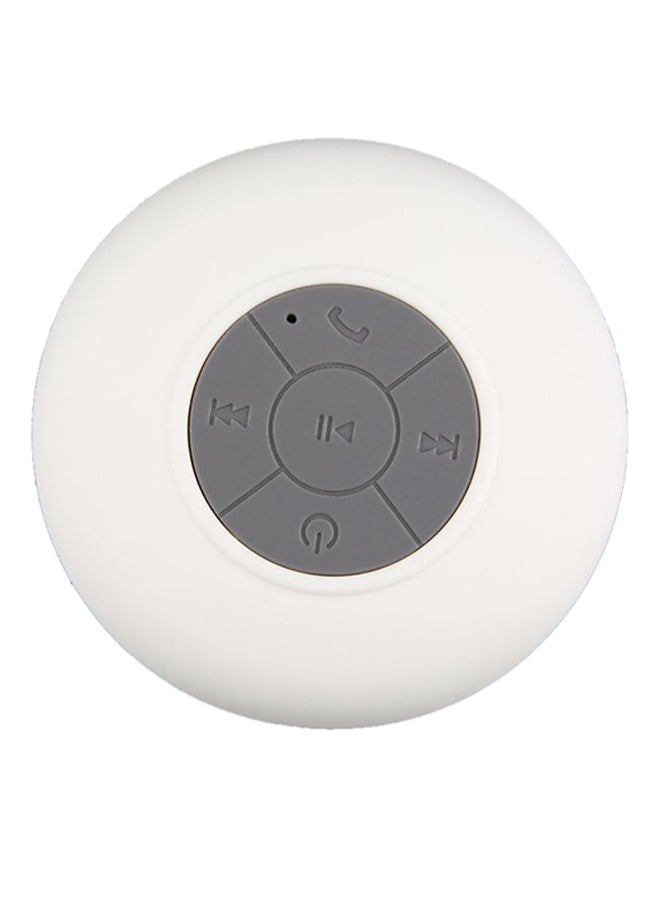 OUTAD Waterproof Bluetooth Speaker With Mic White - Image 1