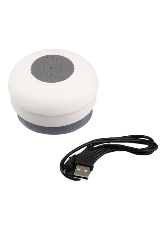 OUTAD Waterproof Bluetooth Speaker With Mic White - Image 3