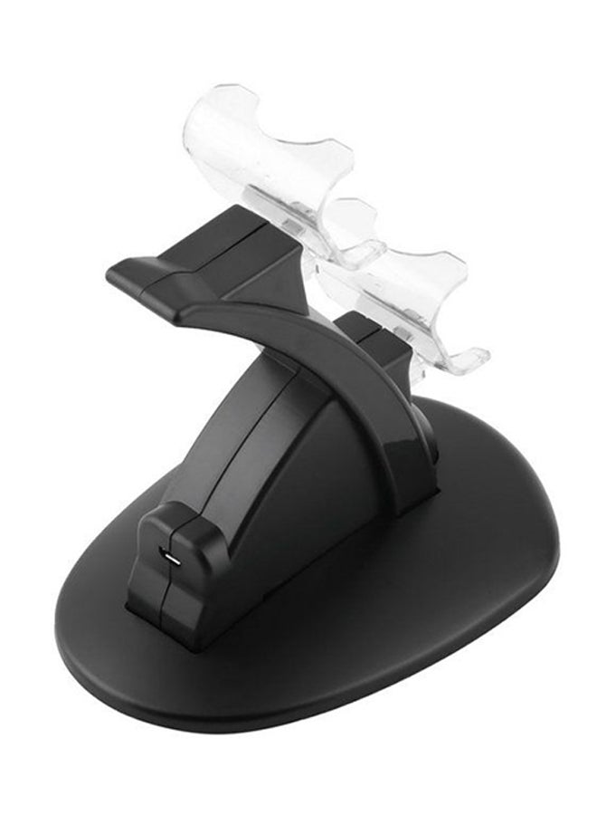 USB LED Charging Dock For PS4 Gamepad Black