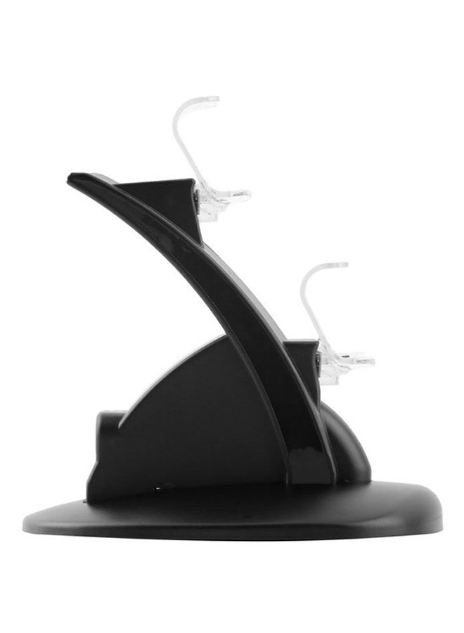 USB LED Charging Dock For PS4 Gamepad Black