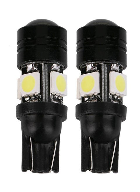 2-Piece Car LED Bulb With Projector Lens