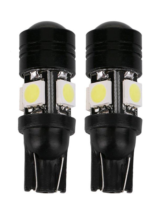 2-Piece Car LED Bulb With Projector Lens