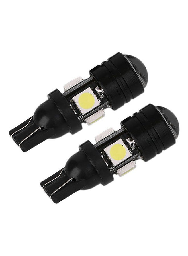 2-Piece Car LED Bulb With Projector Lens