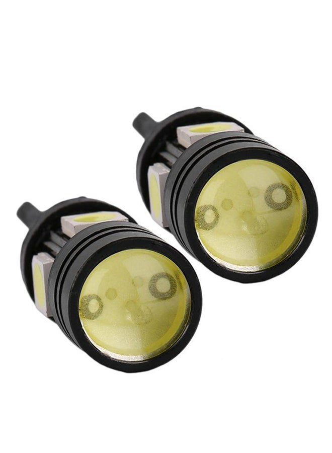 2-Piece Car LED Bulb With Projector Lens
