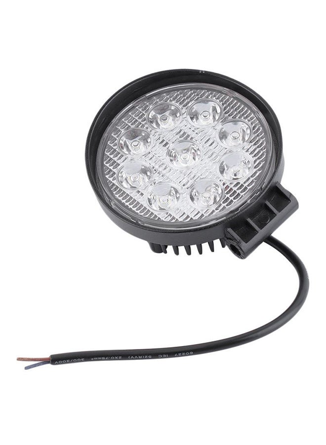 ليشب مصباح ضباب 9 LED أمامي ]دائري الشكل 27 وات للشاحنة / السيارة/ سيارة الدفع الرباعي على الطرق الوعرة - Image 3