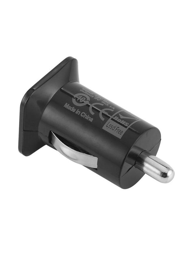 OUTAD Mini Dual Port USB Car Charger Adapter Black - Image 4