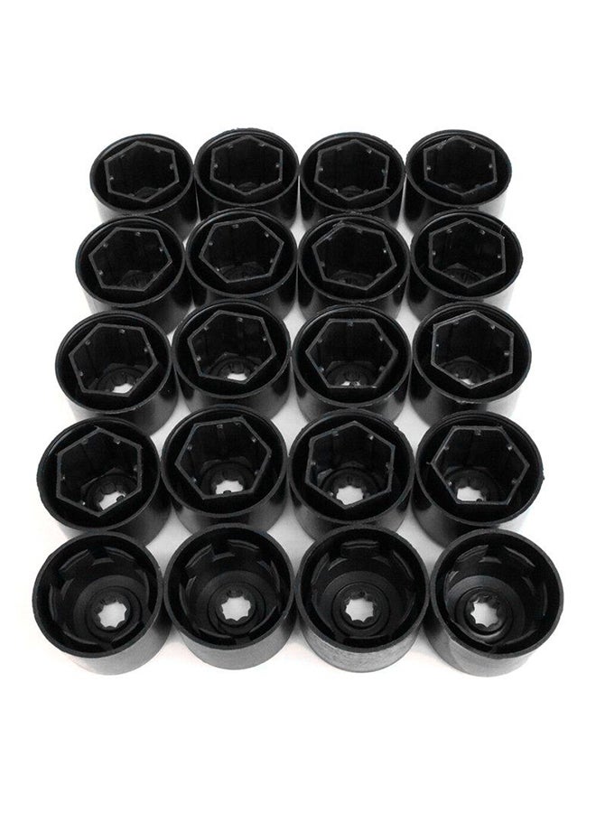 OUTAD 20-Piece Car Wheel Nut Bolt Cover Cap  - Image 1