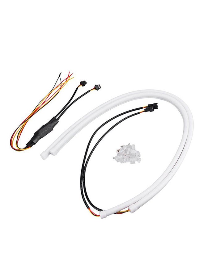 OUTAD 2-Piece Car LED Strip DRL Lamp - Image 1