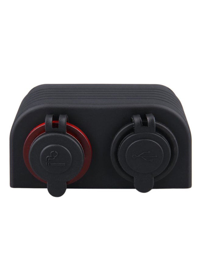 USB Power Adapter With Cigarette Lighter
