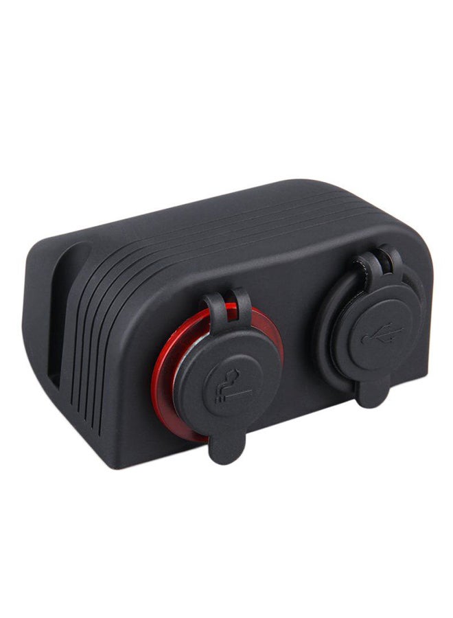 USB Power Adapter With Cigarette Lighter