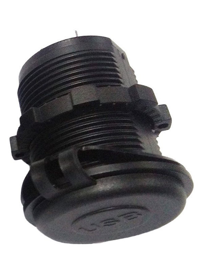 OUTAD Dual USB Car Charger Black - Image 4