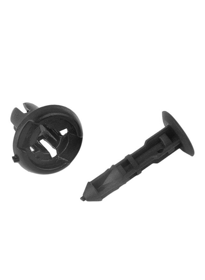 OUTAD 50-Piece Car Interior Clamp Door Fastener For Toyota And Honda Black - Image 2