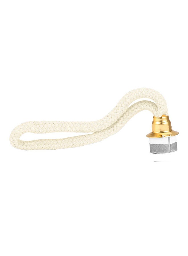 OUTAD - Replacement Fragrance Oil Lamp Wick Catalytic Burner Diffuser Aromatherapy White/Gold - Image 1