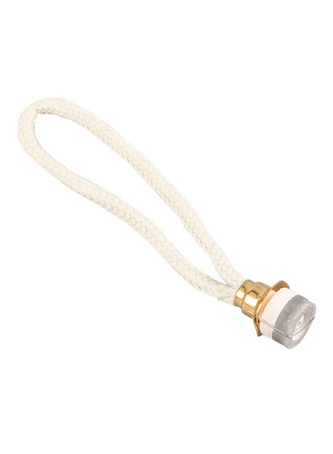 OUTAD - Replacement Fragrance Oil Lamp Wick Catalytic Burner Diffuser Aromatherapy White/Gold - Image 1