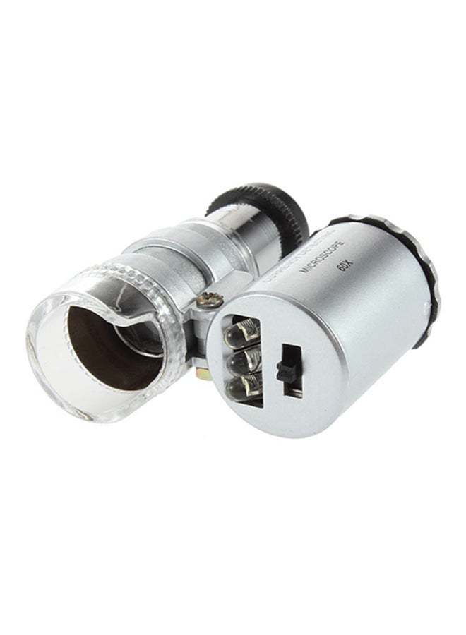 OUTAD 60x LED Microscopic Lens For Apple iPhone 4 Silver - Image 4