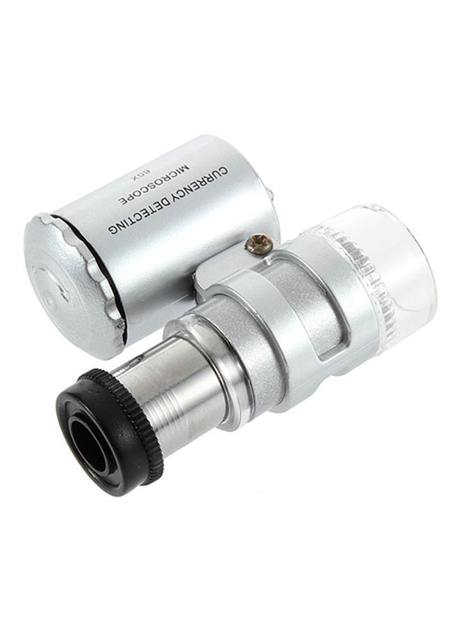 OUTAD 60x LED Microscopic Lens For Apple iPhone 4 Silver - Image 2