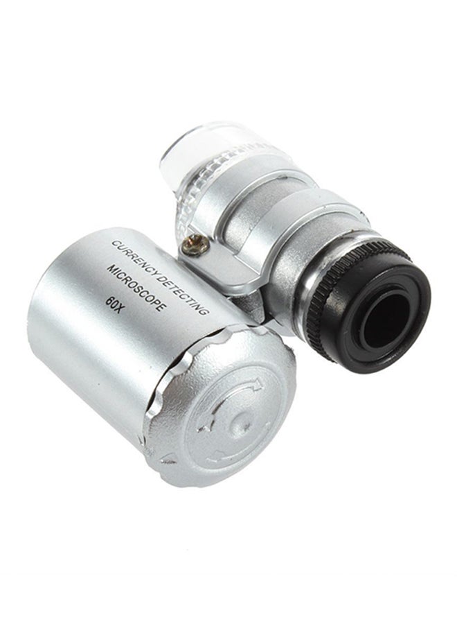 OUTAD 60x LED Microscopic Lens For Apple iPhone 4 Silver - Image 3