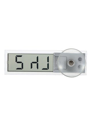 LCD Display Digital Electronic Clock With Sticker Silver - view 3