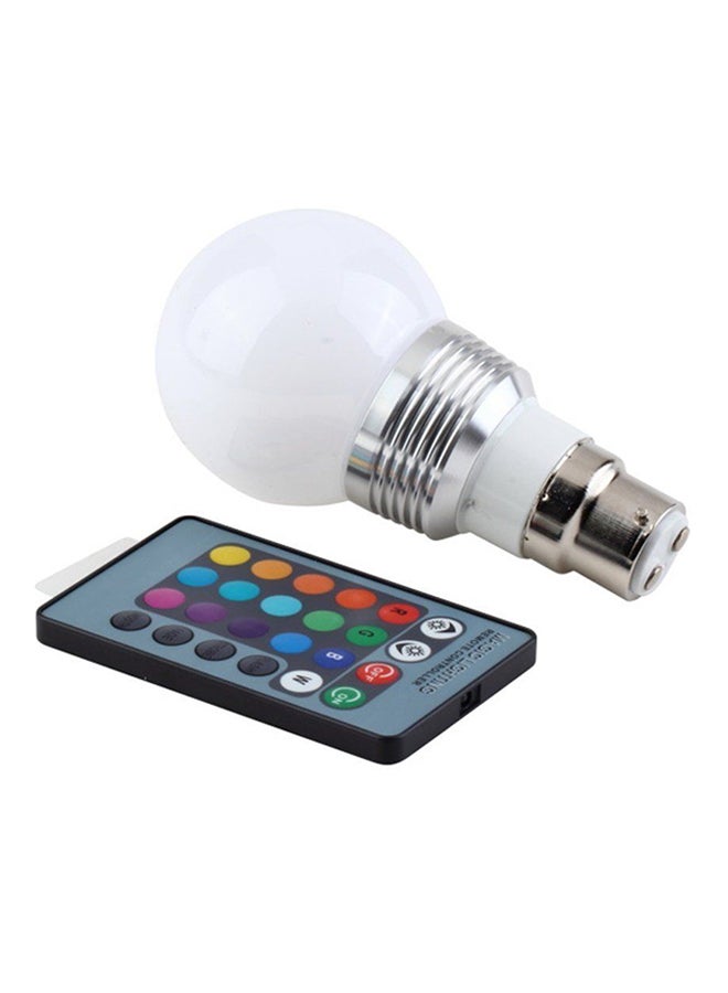 OUTAD 16 Colours LED Light Lamp Bulb With Remote Control Multicolour - Image 1
