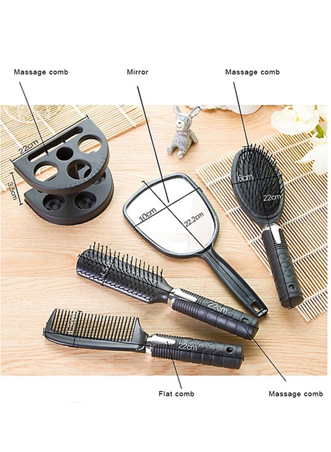 Salon Hair Comb And Mirror Set Black - v1518084203/N13262376A_2