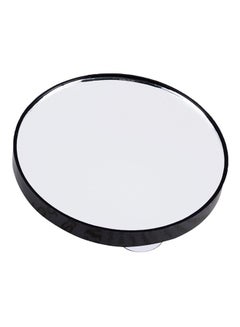 OUTAD Two Suction Cup Magnification Makeup Mirror Black 5X  - Image 1