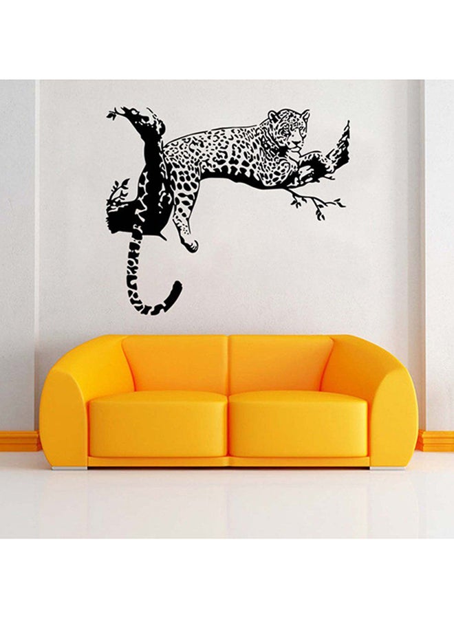 OUTAD Removable Animal Leopard Printed Wall Decals Black/White - Image 2