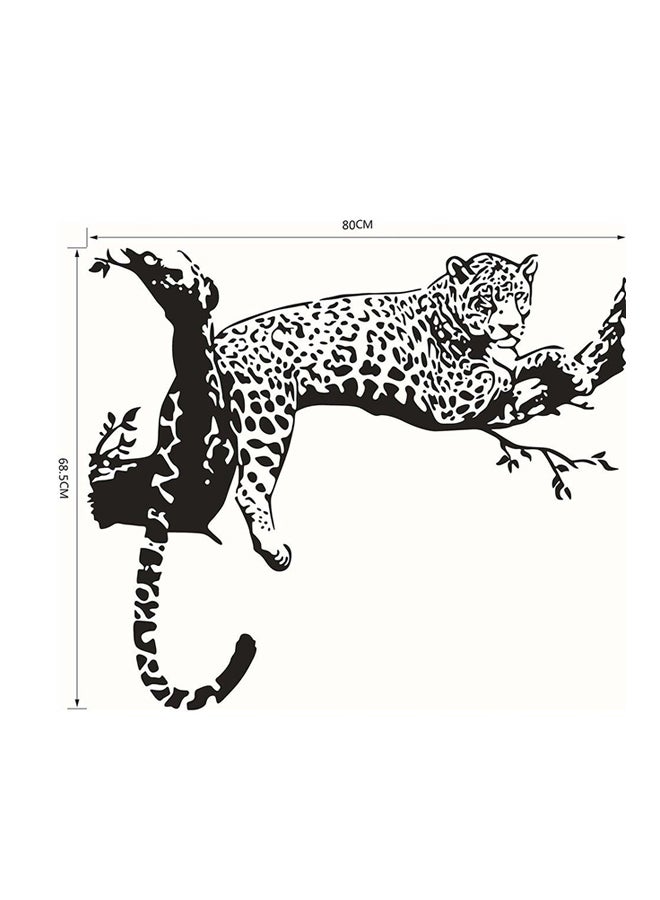 OUTAD Removable Animal Leopard Printed Wall Decals Black/White - Image 3