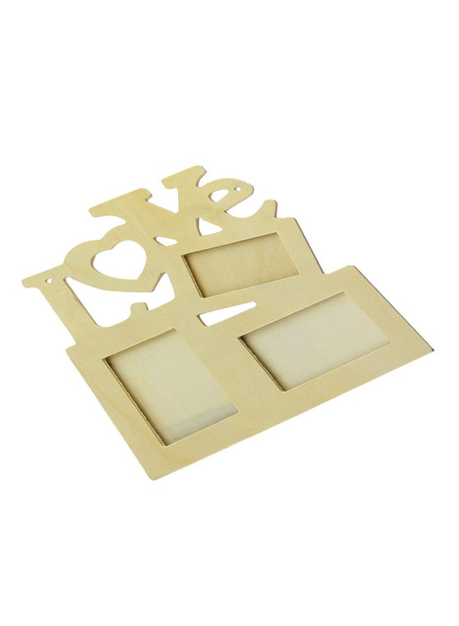 أوتاد إطار صورة خشبي مُفرغ هولو لاف متعدد الألوان - Image 4