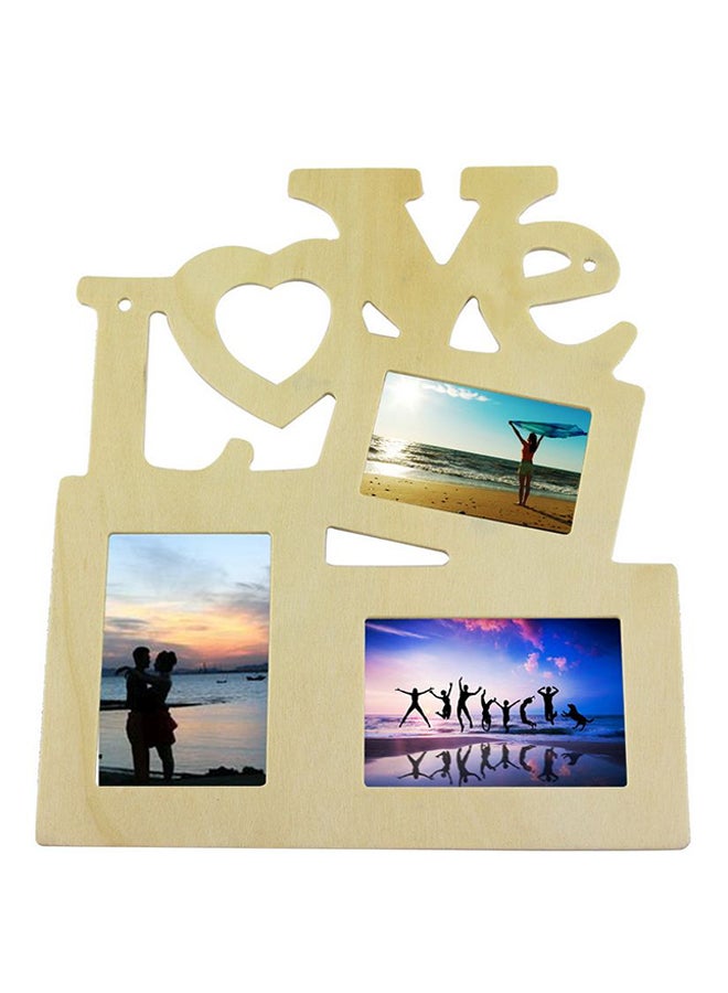 أوتاد إطار صورة خشبي مُفرغ هولو لاف متعدد الألوان - Image 5