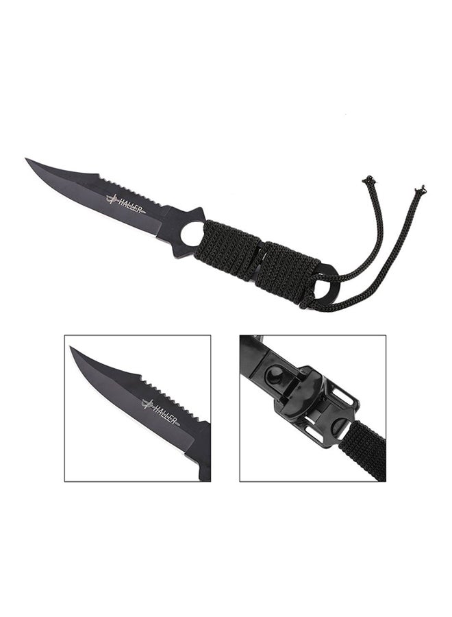 Pointed Arc Head Outdoor Survival Straight Pocket Knife - v1518084427/N13262571A_4