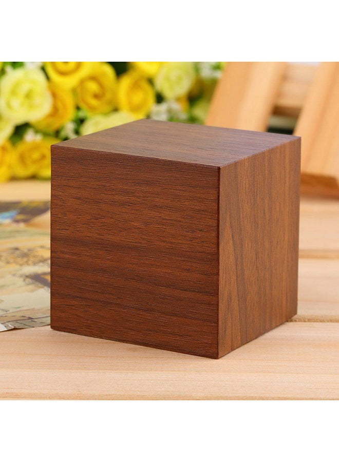 Digital LED Alarm Clock Brown