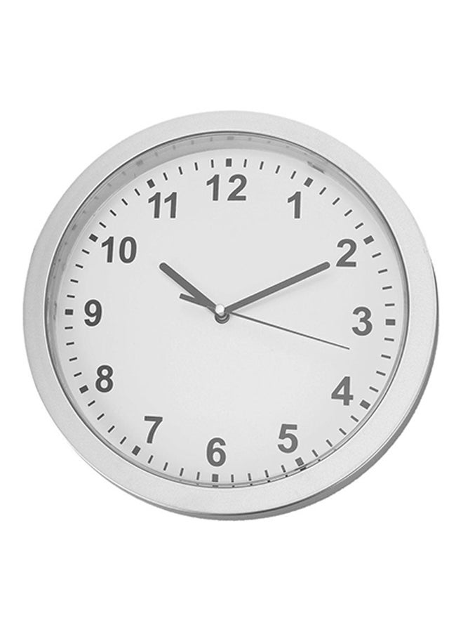 OUTAD Round Analog Wall Clock White - Image 1
