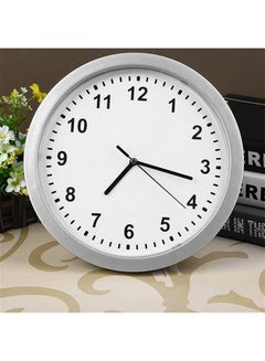 أوتاد ساعة حائط بعقارب ذات تصميم دائري أبيض  - Image 3
