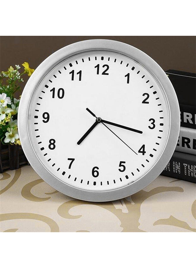 OUTAD Round Analog Wall Clock White - Image 3